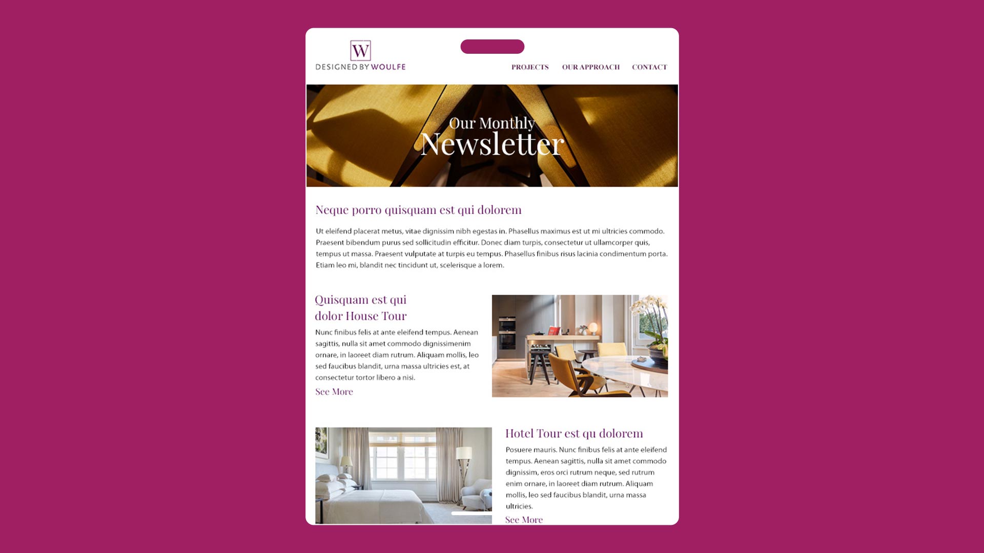 Designed by Woulfe | Portfolio